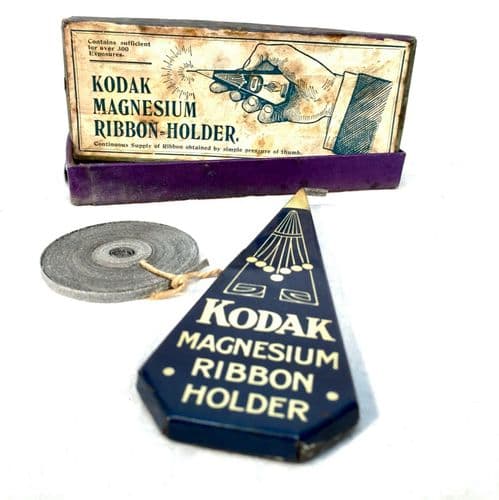 Kodak Magnesium Ribbon Holder - Vintage Camera Accessory c.1930s In Box